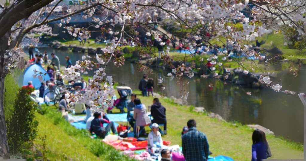 hanami people river