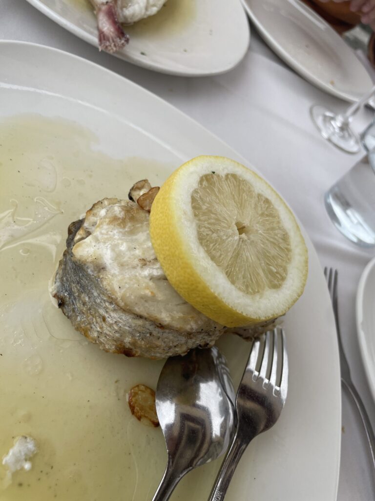 レストランmayflowerのメルルーサの炭火焼