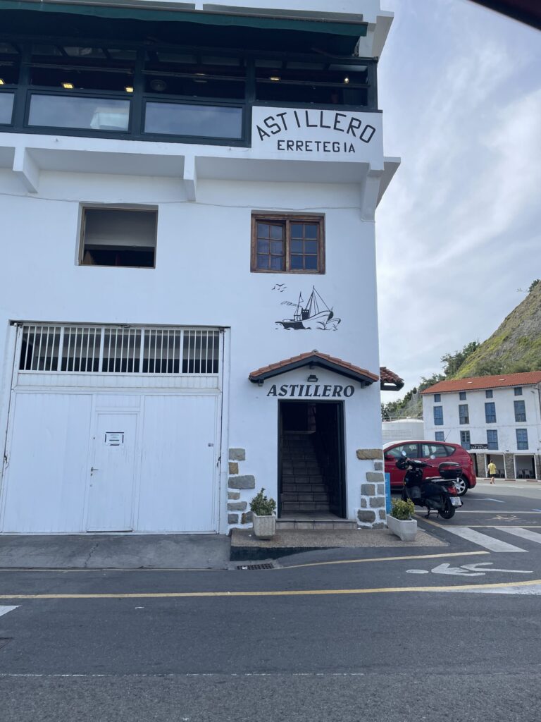 ゲタリアのレストランAstilleroの外観