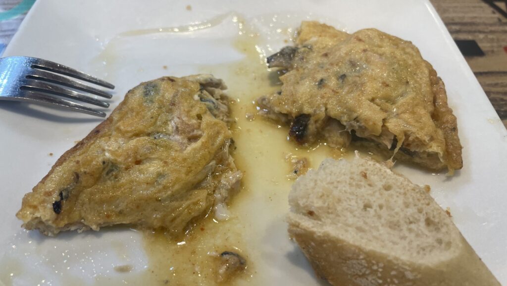 Bergaraのイワシのオムレツ