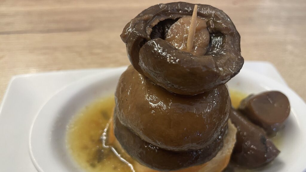 マッシュルームのピンチョス